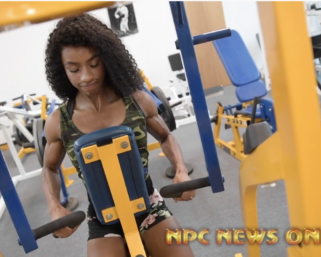 @ifbb_pro_league Bikini @darajahillfit trains back on her 2020 Road To The Olympia @npcphotogym