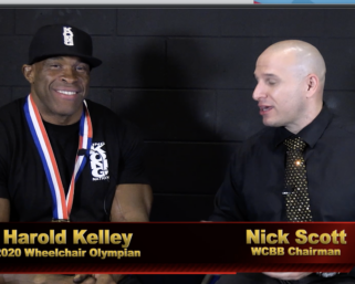 2020 Wheelchair Olympia  Winner Harold Kelly Interviewed By Nick Scott