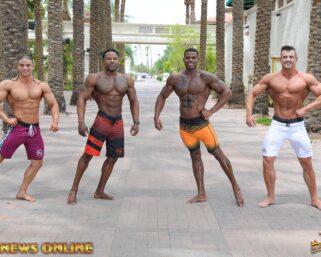 2021 NPC USA Championships Men’s Physique Overall & Class Winners Champions Photo Shoot